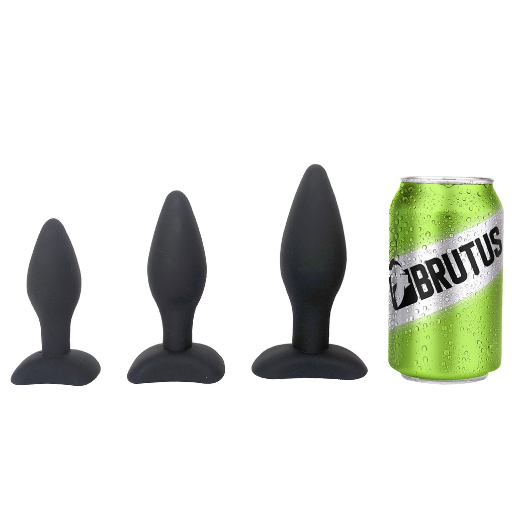 BRUTUS Ass Plug Training Kit 3 Pcs.