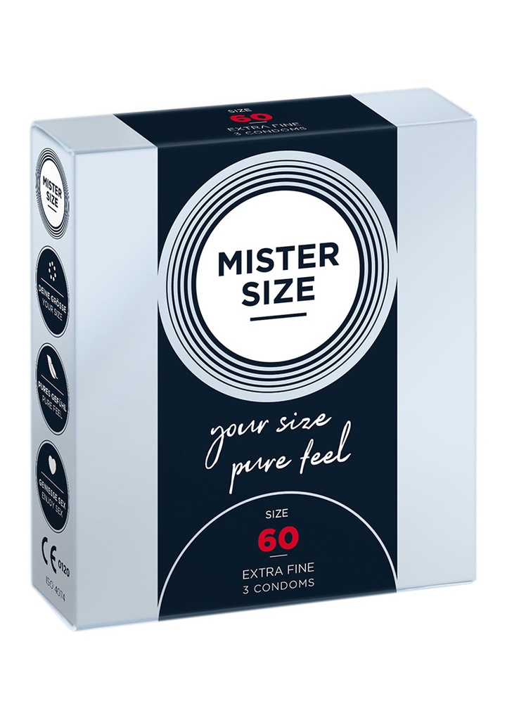 MISTER SIZE CONDOM NO. 60 3 PACK