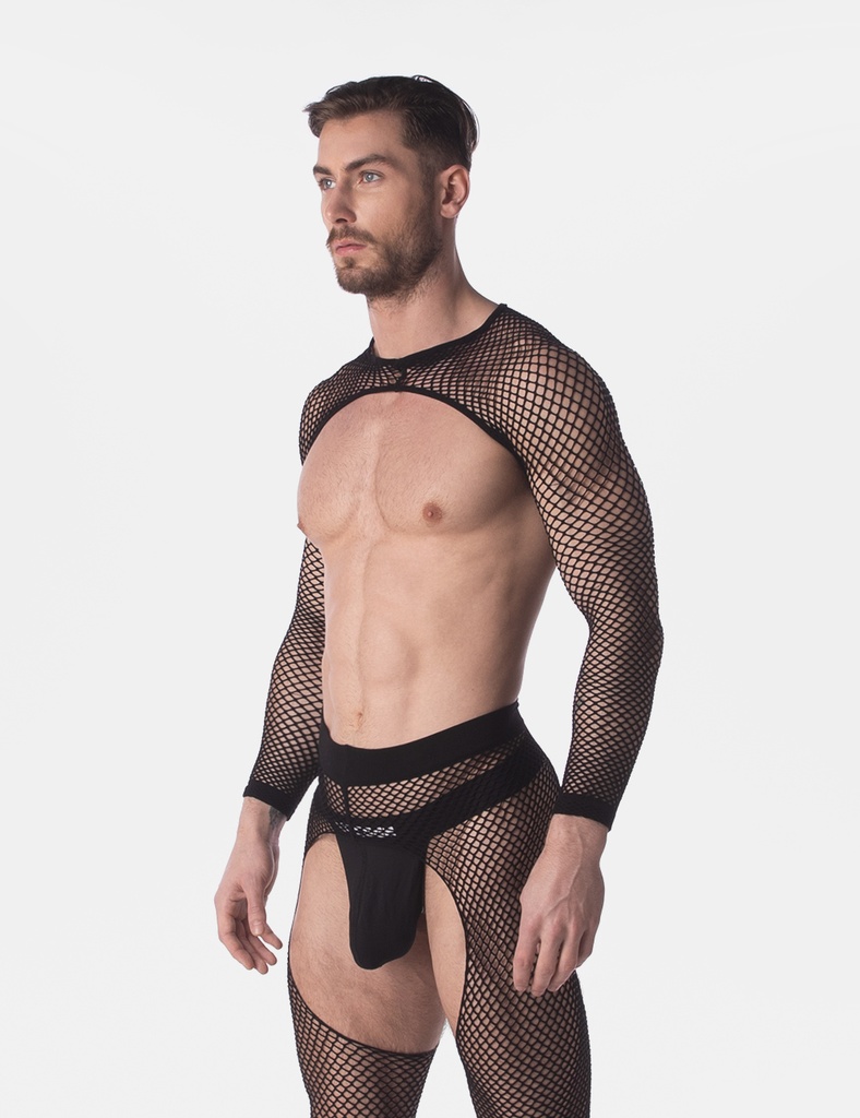 BARCODE BERLIN FISHNET SLEEVES POGGIO