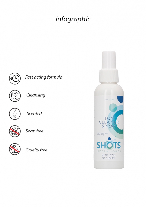 SHOTS TOY CLEANER SPRAY150ml
