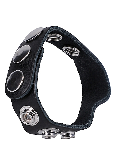 5 SNAP LEATHER COCKSTRAP 