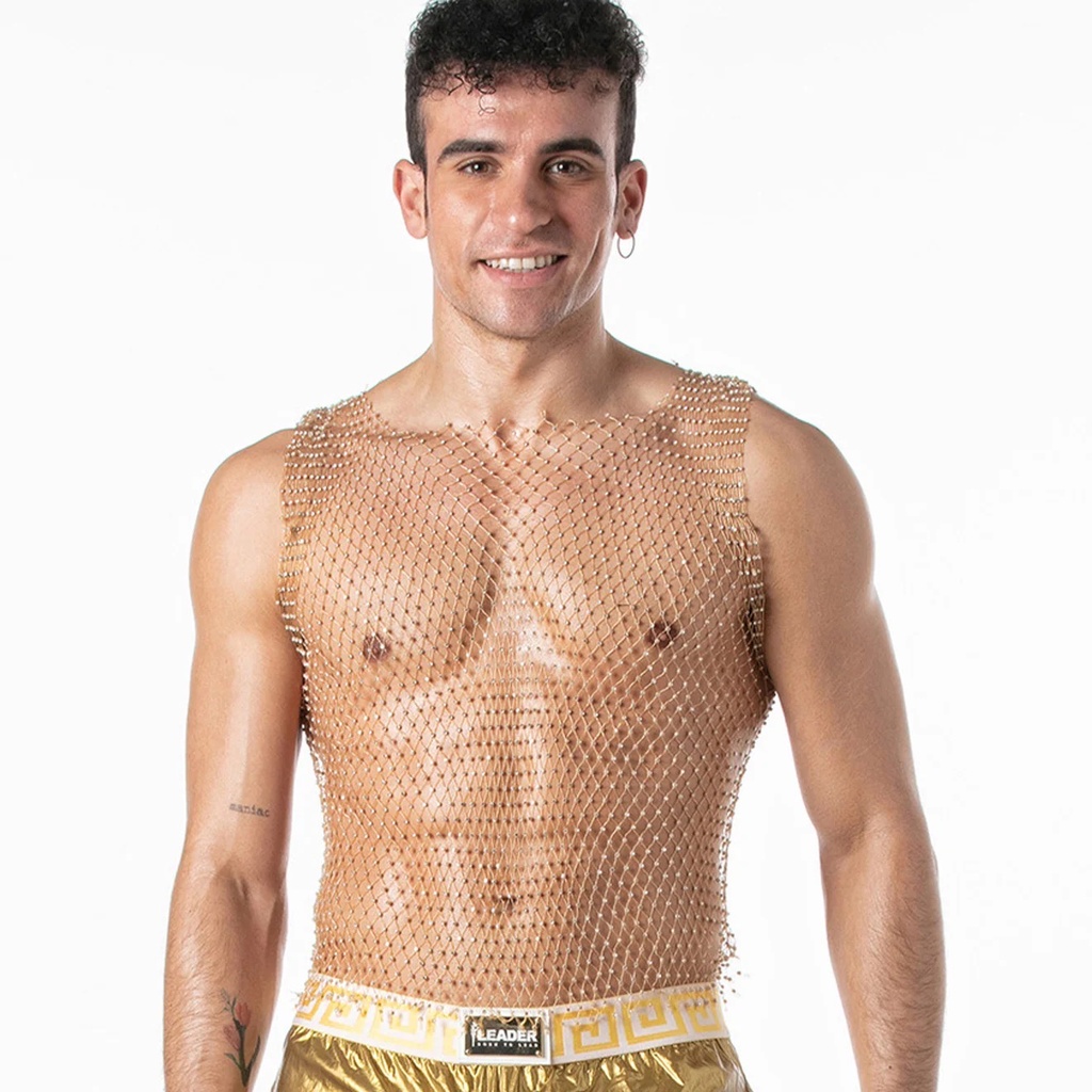 LEADER MESH PARTY TANK TOP