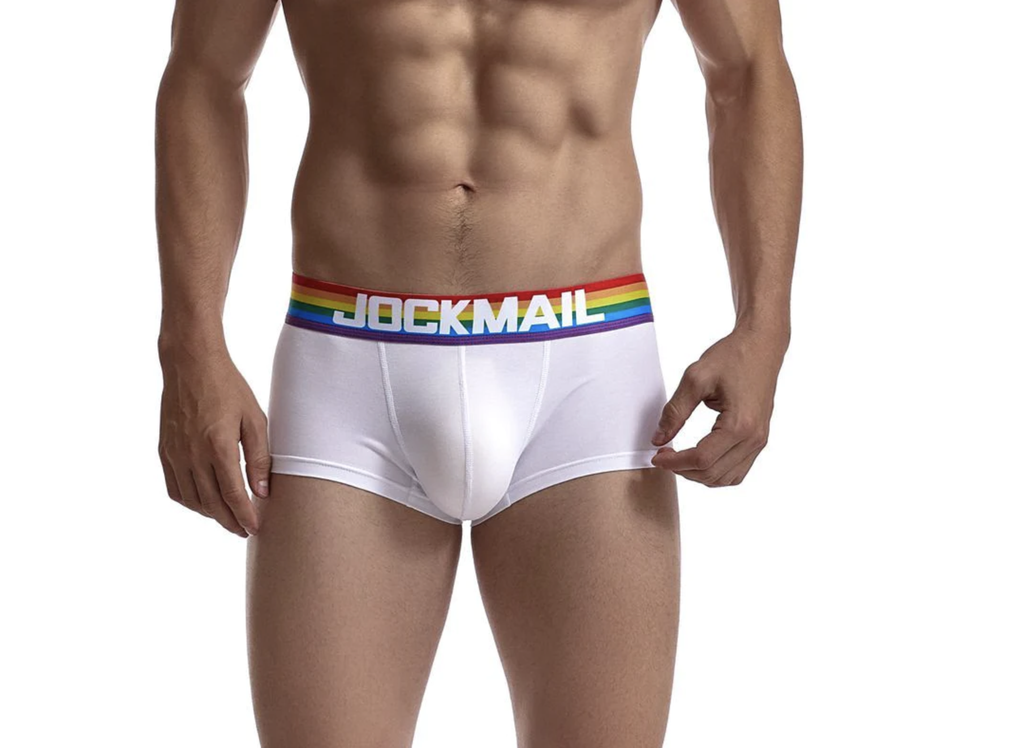 JOCKMAIL 461 RAINBOW OMN FLAT ANGLE BOXER