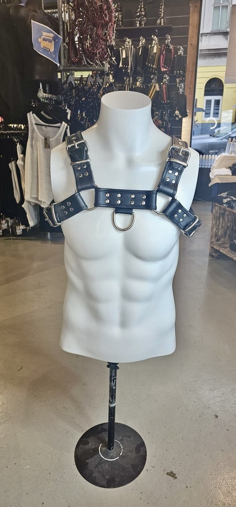 GAYT*GEAR LEATHER HARNESS BULLDOG