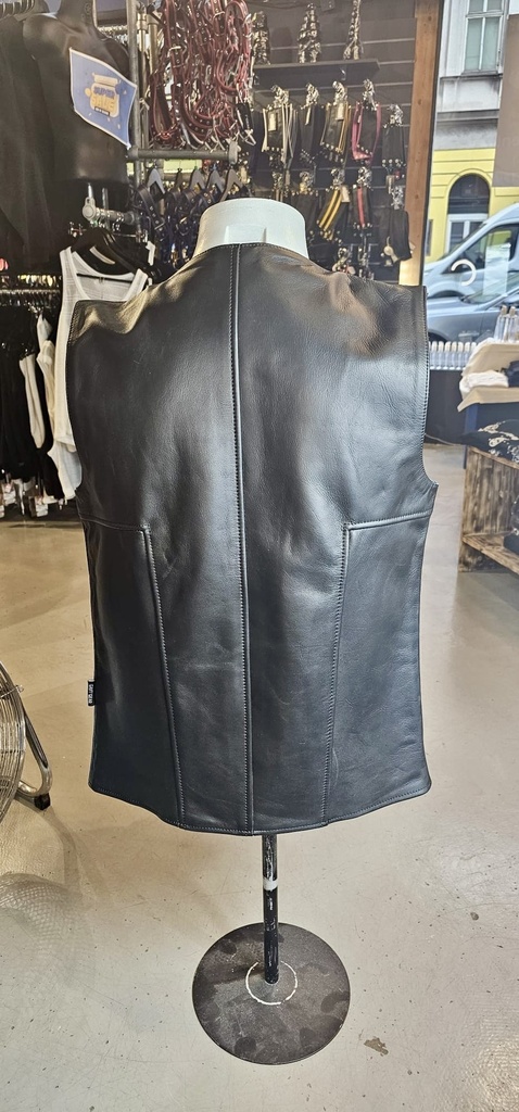 GAYT*GEAR LEATHER FULL ZIP VEST