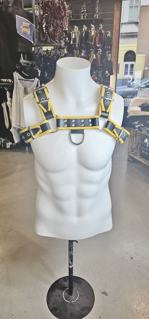 GAYT*GEAR LEATHER HARNESS BULLDOG