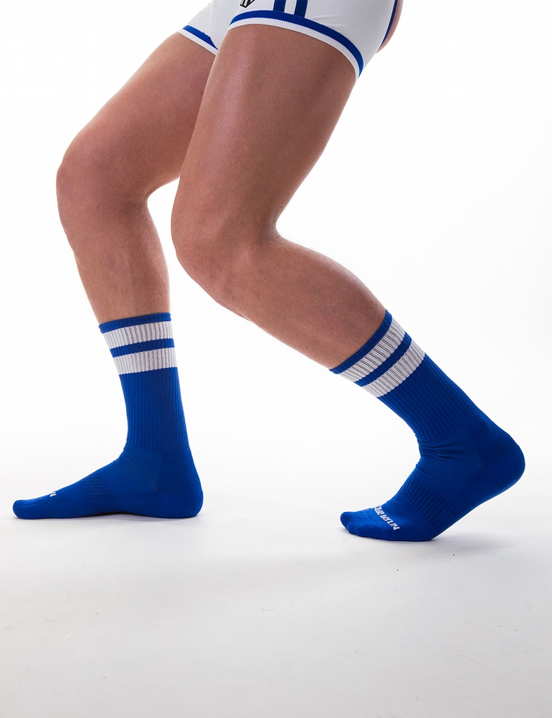 BARCODE BERLIN GYM SOCKS ROYAL/WHITE
