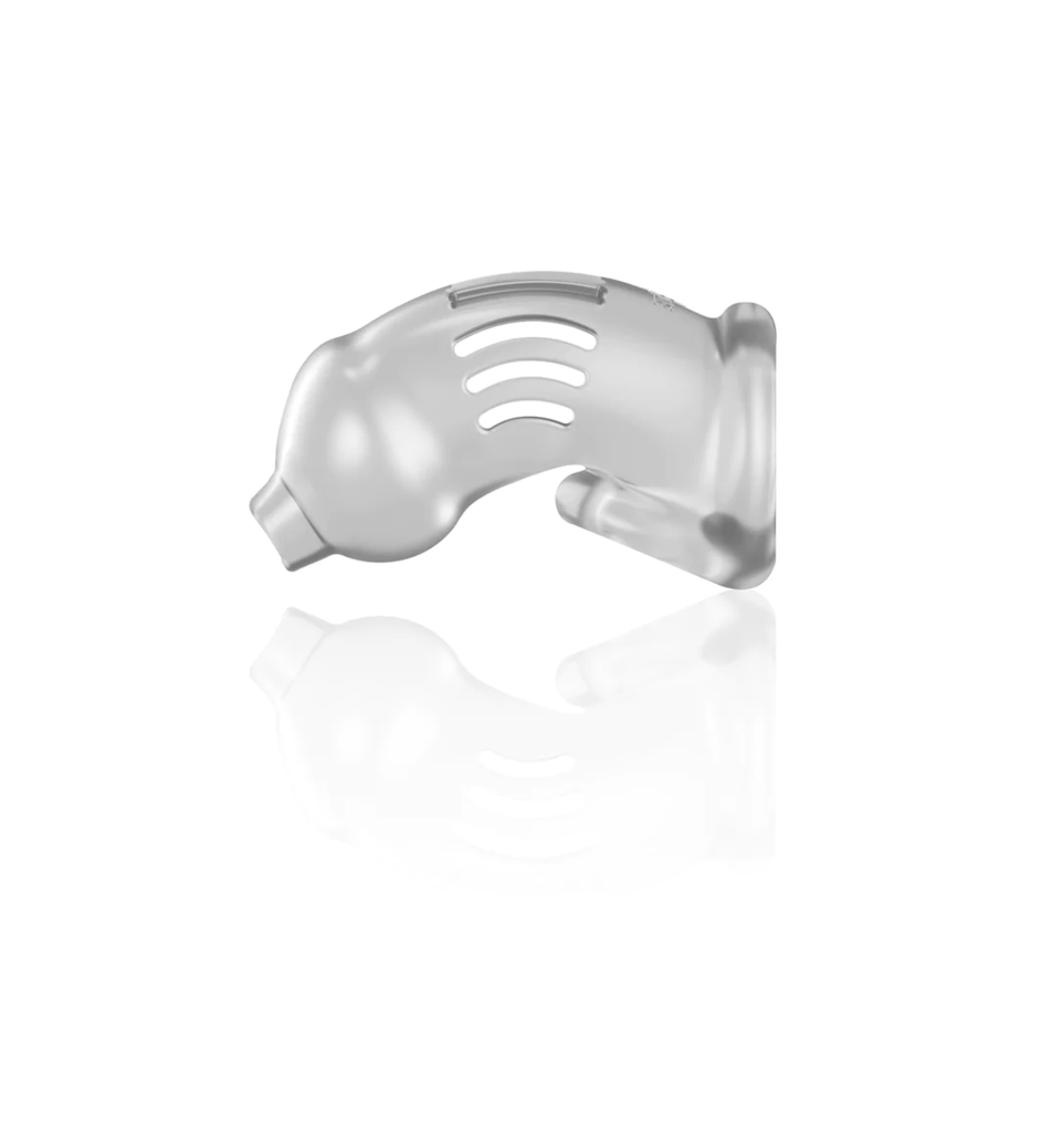 MANCAGE CHASTITY TPE CAGE TRANSPARENT