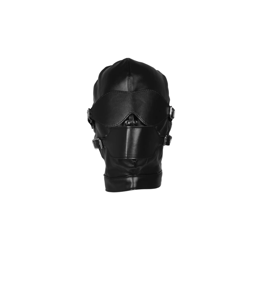 OUCH BLINDFOLD MASK W/ BREATHABLE GAG