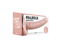 REAL ROCK HOLLOW STRAP ON W/ BALLS 23cm