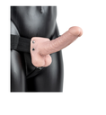 REAL ROCK HOLLOW STRAP ON W/ BALLS 23cm
