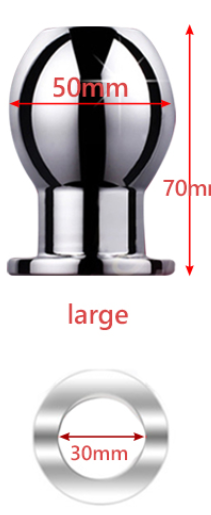 GAYT*GEAR HOLLOW SMOOTH ANAL PLUG