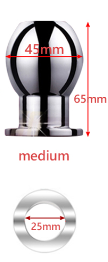 GAYT*GEAR HOLLOW SMOOTH ANAL PLUG