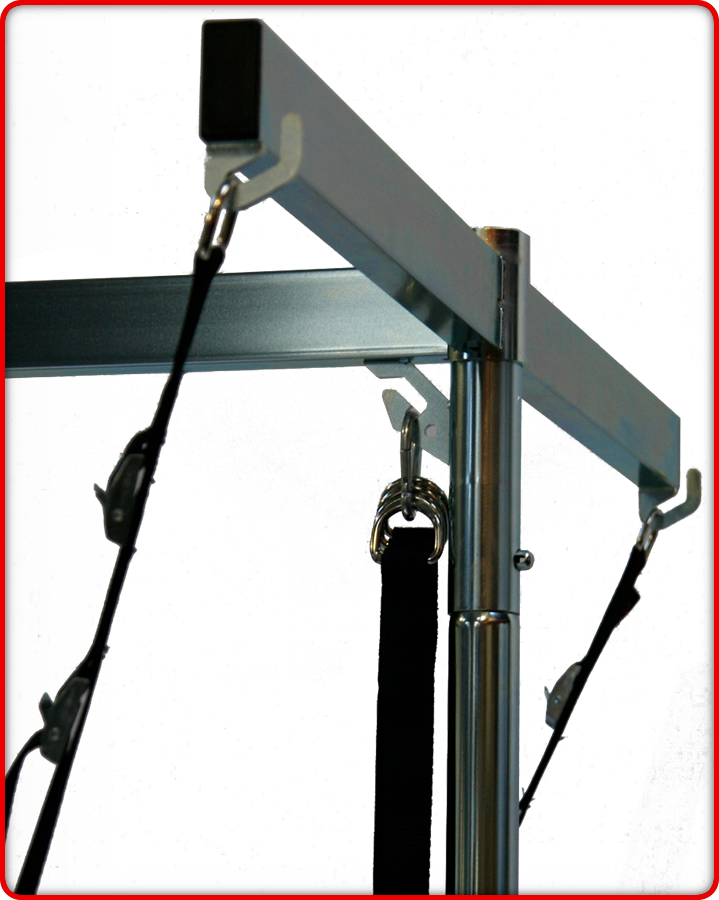 RED MULTI PURPOSE ADJUSTABLE FABRIC STRAP SET