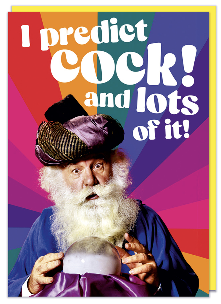 DM I PREDICT COCK CARD