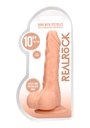 REAL ROCK DILDO W/ BALLS 10" (20cm)