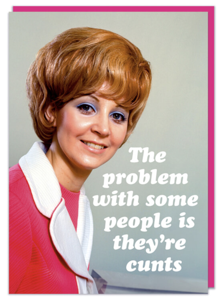 DM THE PROB WITH PEOPLE CARD