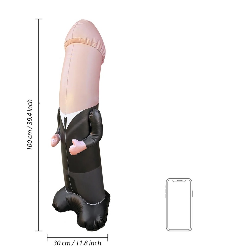 INFLATABLE WEDDING DICK BOP BAG