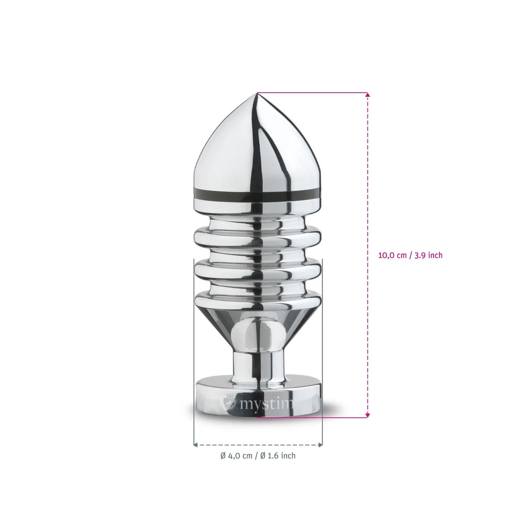 MYSTIM HECTOR HELIX BUTT PLUG SMALL