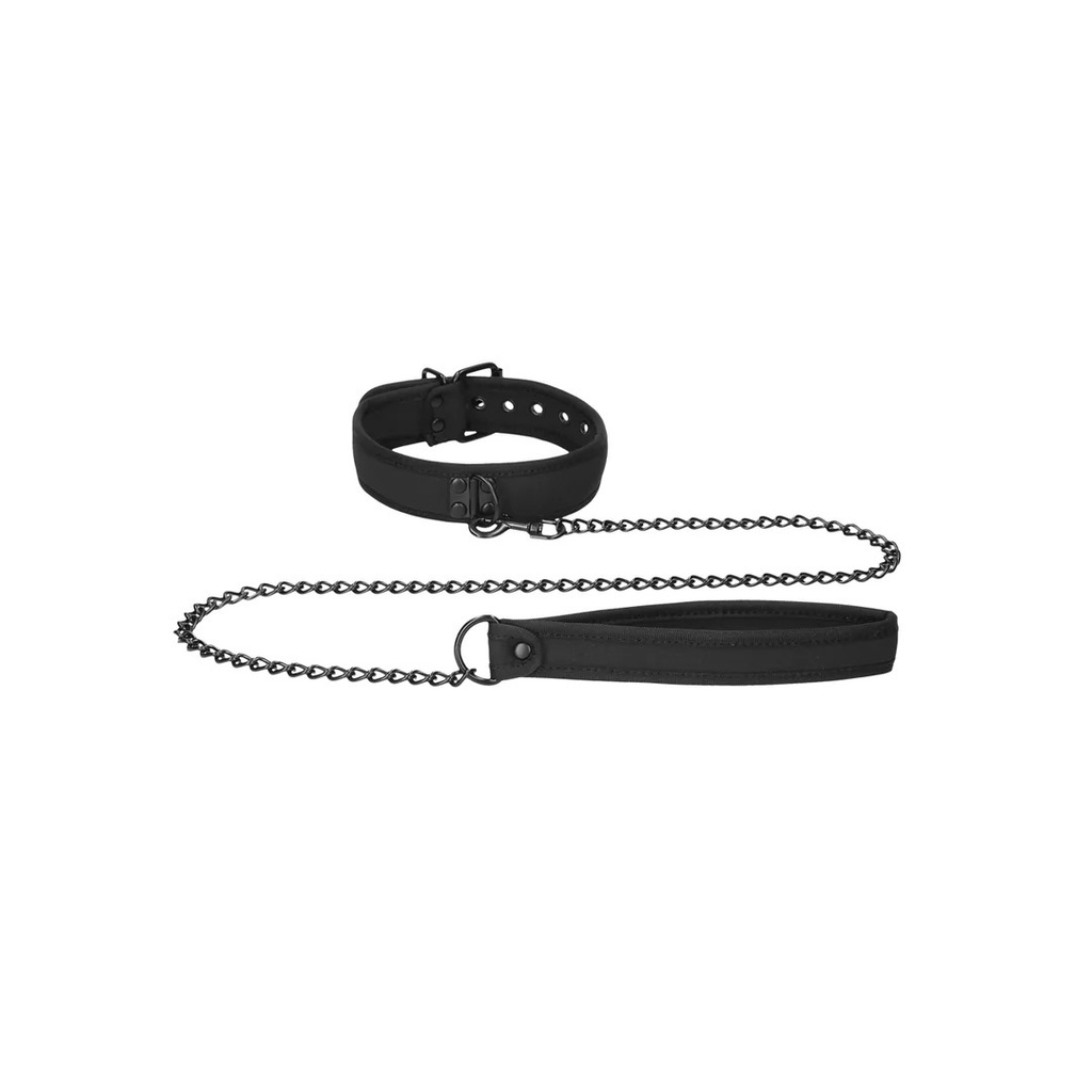 OUCH NEOPRENE COLLAR WITH LEASH