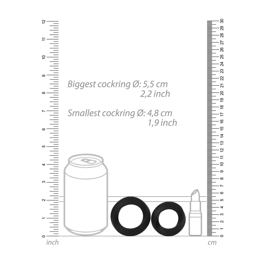 SHOTS ENDLESS COCKRING LARGE & MEDIUM