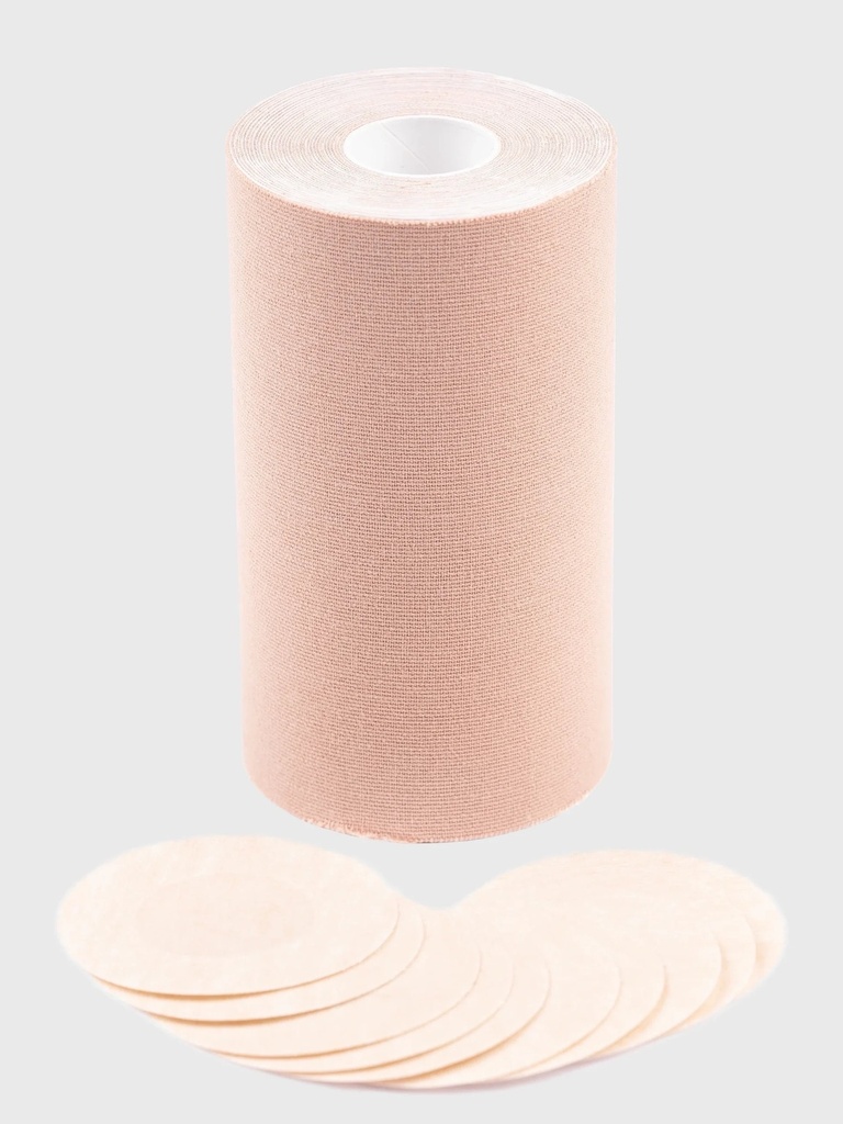 TRANSGENDER CHEST BINDING TAPE 5cm W/ NIPPLE COVERS