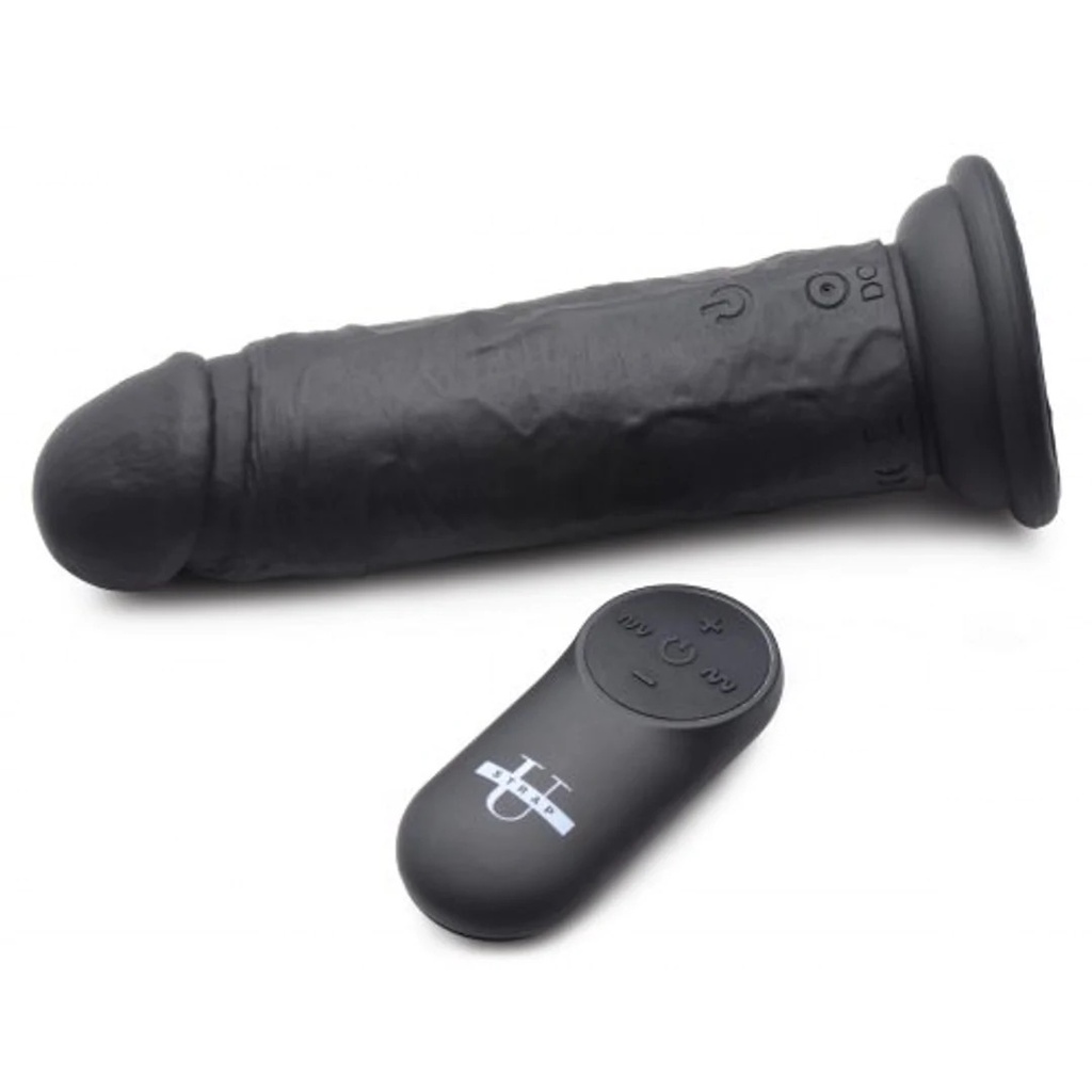 XR BRANDS POWER PLAYER VIBRATING DILDO WITH REMOTE