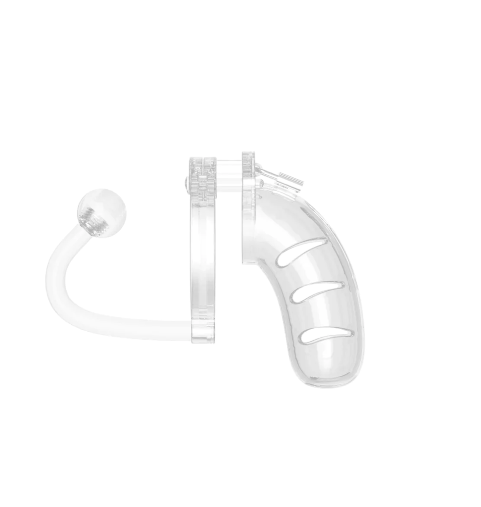 MANCAGE CHASTITY CAGE W/ PLUG MODEL 11