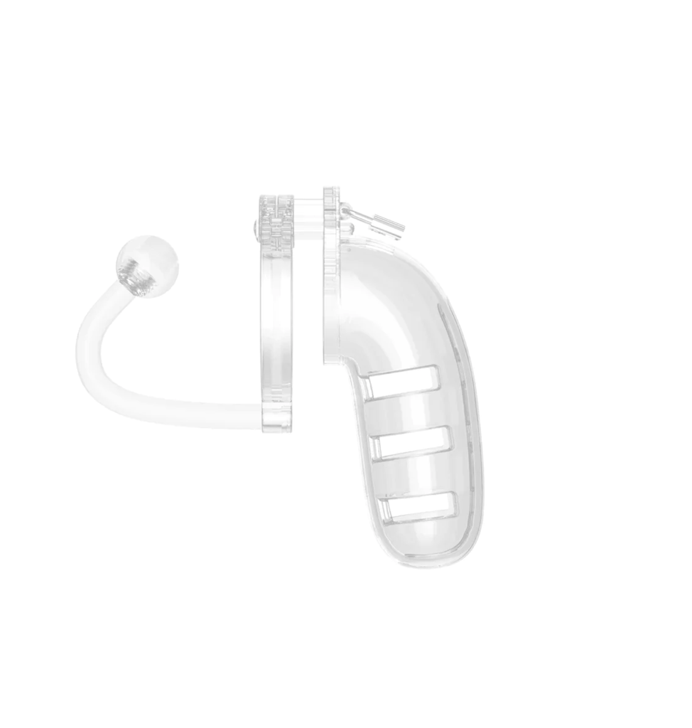 MANCAGE CHASTITY CAGE W/ PLUG MODEL 12