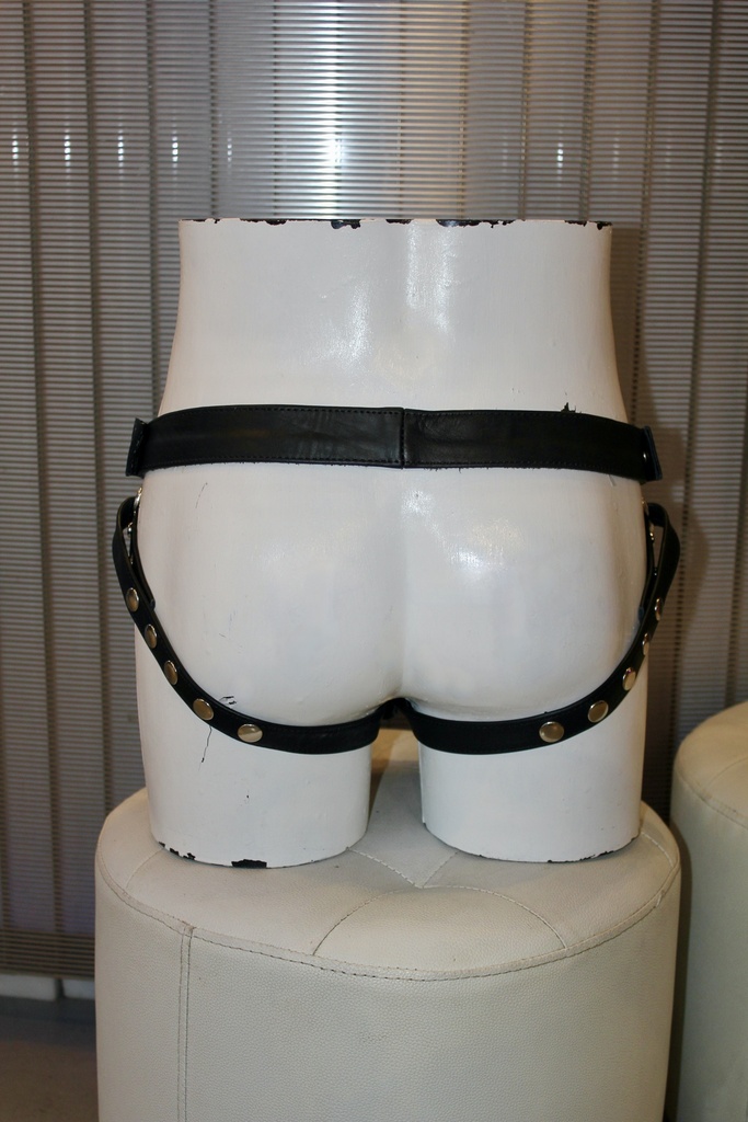 GAYT*GEAR LEATHER SNAP JOCK