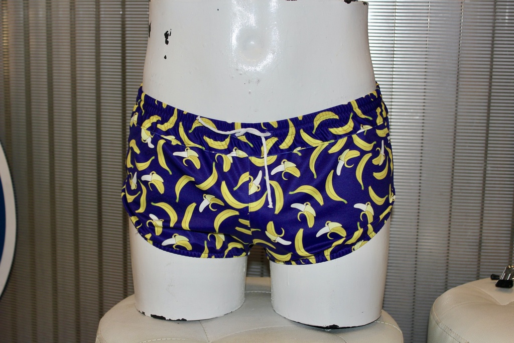 SWEET BANANA BANANAS LAS VEGAS SWIM RUNNING SHORT