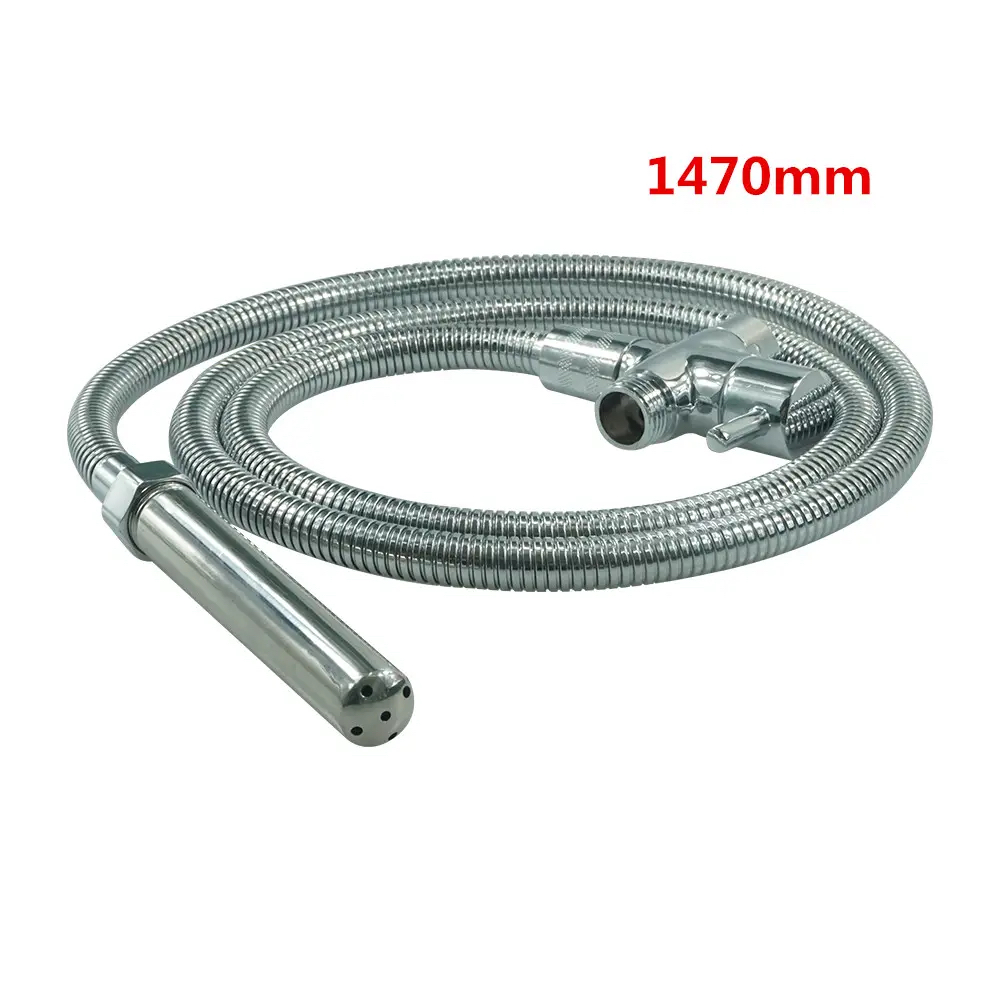 GAYT*GEAR ENEMA FULL SET W/ 2 SHOWER HEADS, FLOW VALVE & HOSE