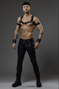 PROVOCATEUR LEATHER BULLDOG HARNESS ZION
