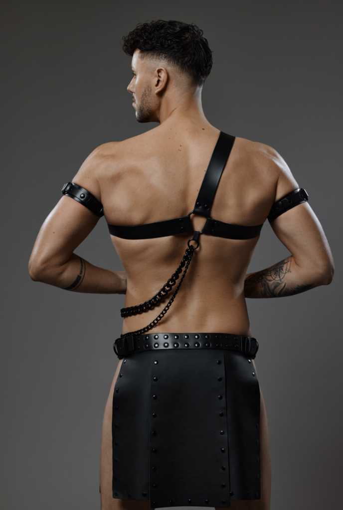 PROVOCATEUR LEATHER HARNESS DICE