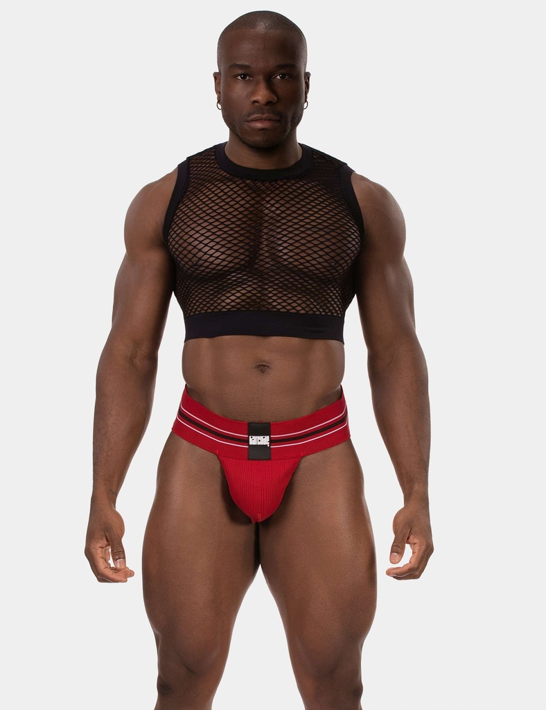 BARCODE BERLIN FISHNET CROP MATENO