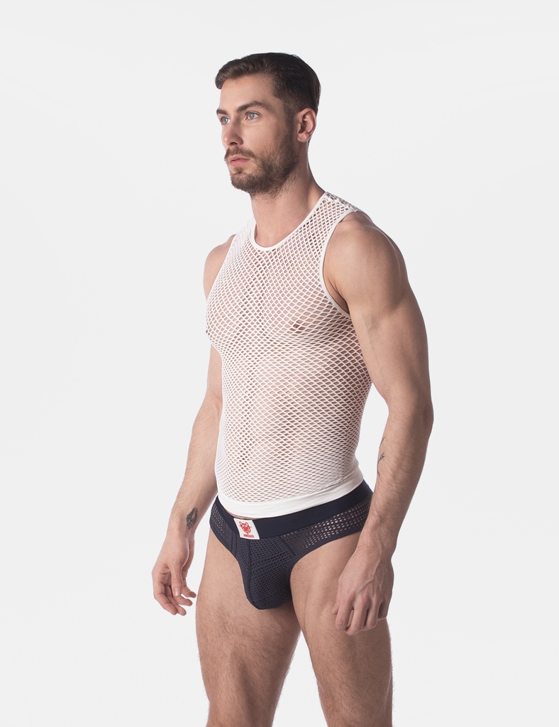 BARCODE BERLIN FISHNET TANK TOP STEFANO