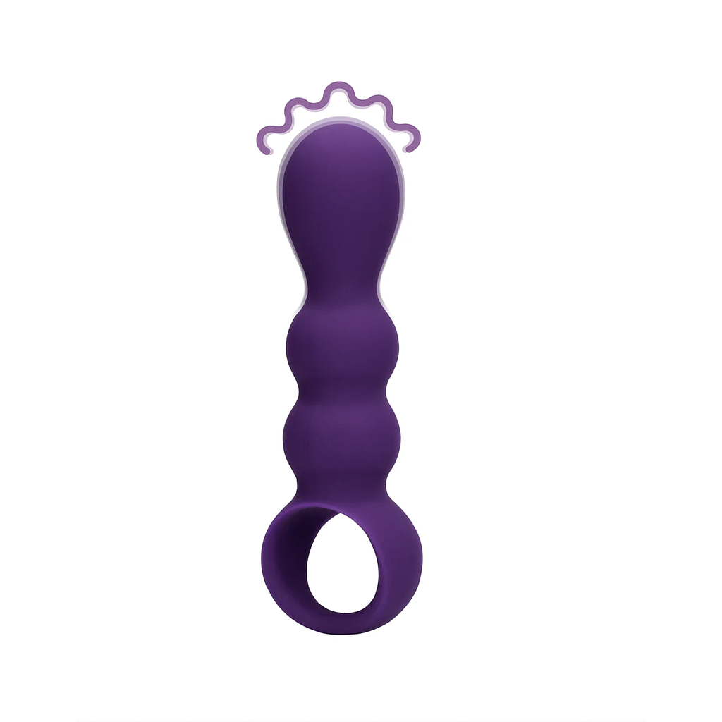 LOVELINE TEARDROP ANAL VIBRATOR PURPLE