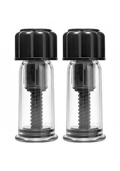 MASTER SERIES BLACK MAX POWERFUL TWIST NIPPLE SUCKERS