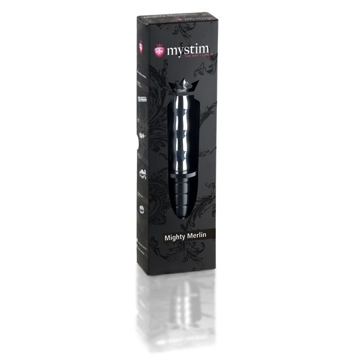 Mystim Mighty Merlin E Stim Metal Dildo