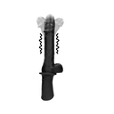 OUCH HAND HELD LIQUID SILICONE VIBE & THRUST SEX MACHINE