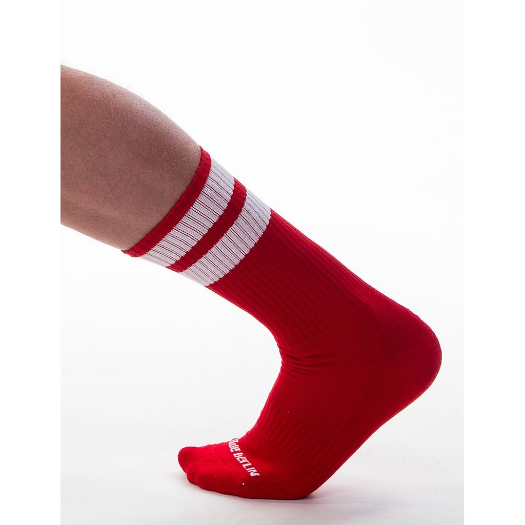 BARCODE BERLIN GYM SOCKS BLACK WITH VARIOUS COLORED STRIPE