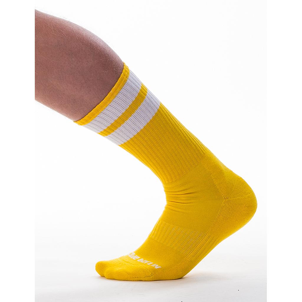 BARCODE BERLIN GYM SOCKS BLACK WITH VARIOUS COLORED STRIPE
