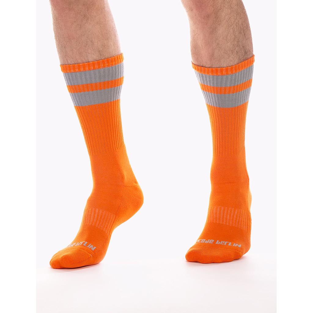 BARCODE BERLIN GYM SOCKS BLACK WITH VARIOUS COLORED STRIPE