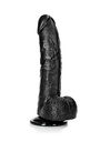 REAL ROCK CURVED REALSITIC DILDO W/ BALLS 20,5cm