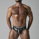 LOCKER GEAR MASSIVE RUDE JOCK BRIEF WITH ZIPPER