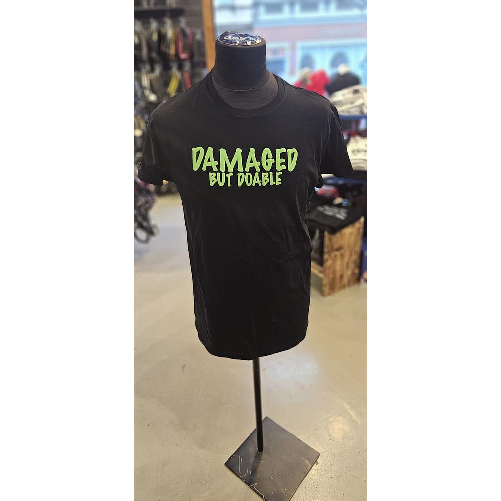 GAYT*GEAR T-SHIRT PUFF GLOW IN THE DARK DAMAGED BUT DOABLE
