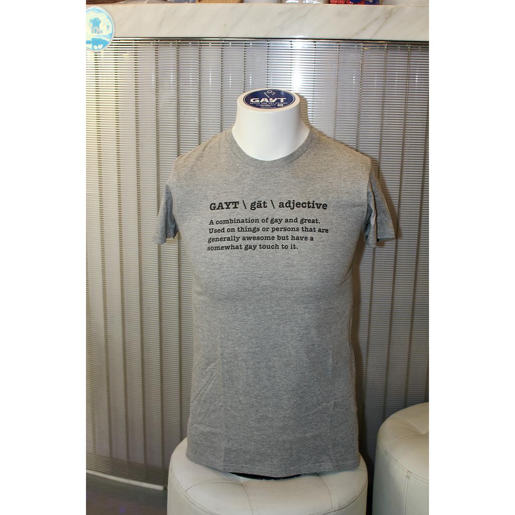 GAYT*GEAR T-SHIRT DISCRIPTION