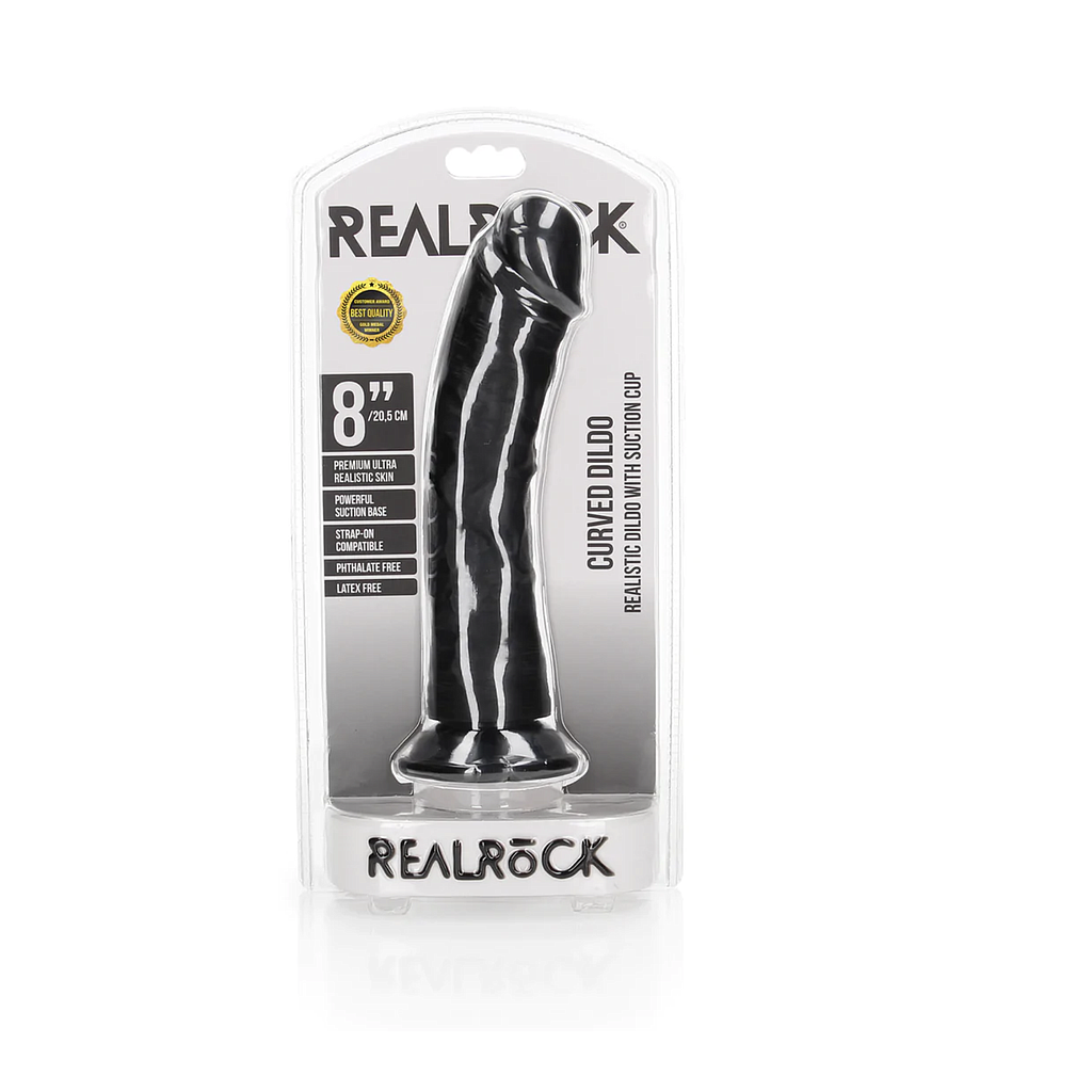 REAL ROCK CURVED DILDO NO BALLS 20,5cm