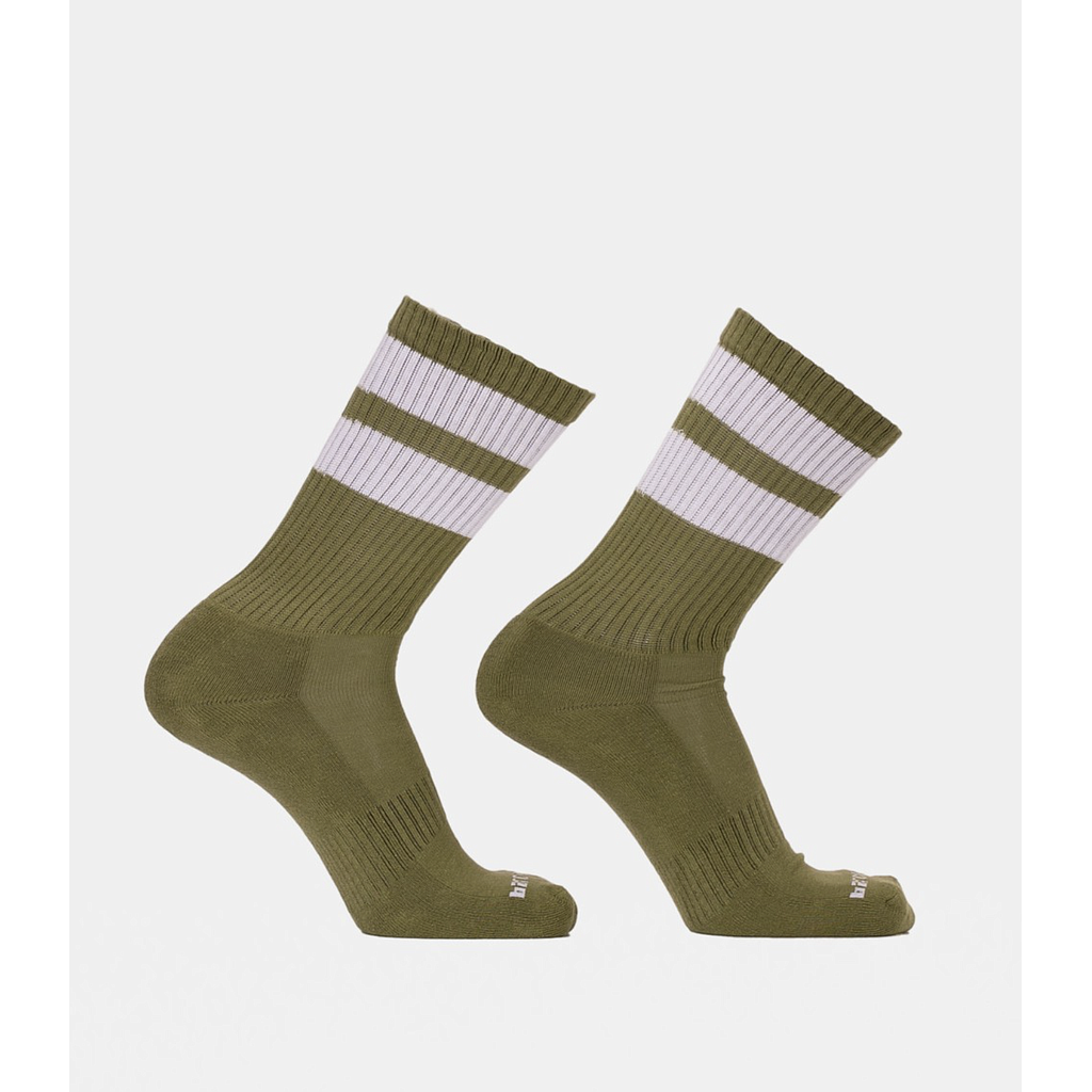 BARCODE BERLIN GYM SOCKS BLACK WITH VARIOUS COLORED STRIPE