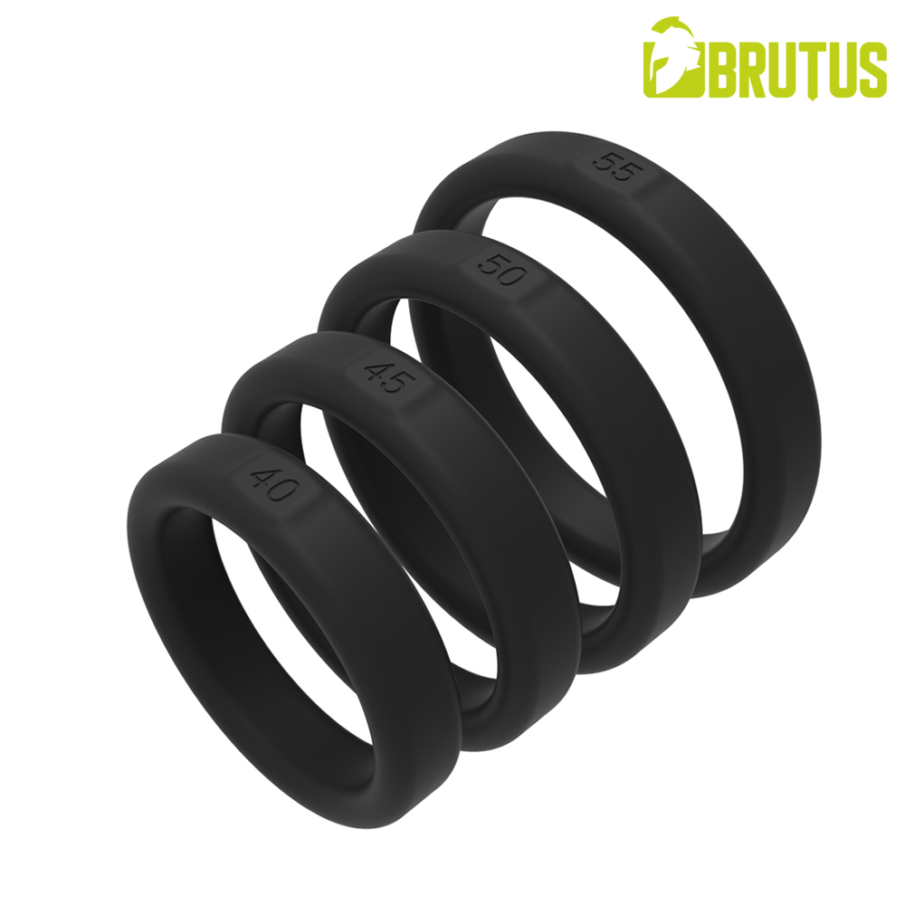 BRUTUS FLAT SLICK SILICONE COCKRING